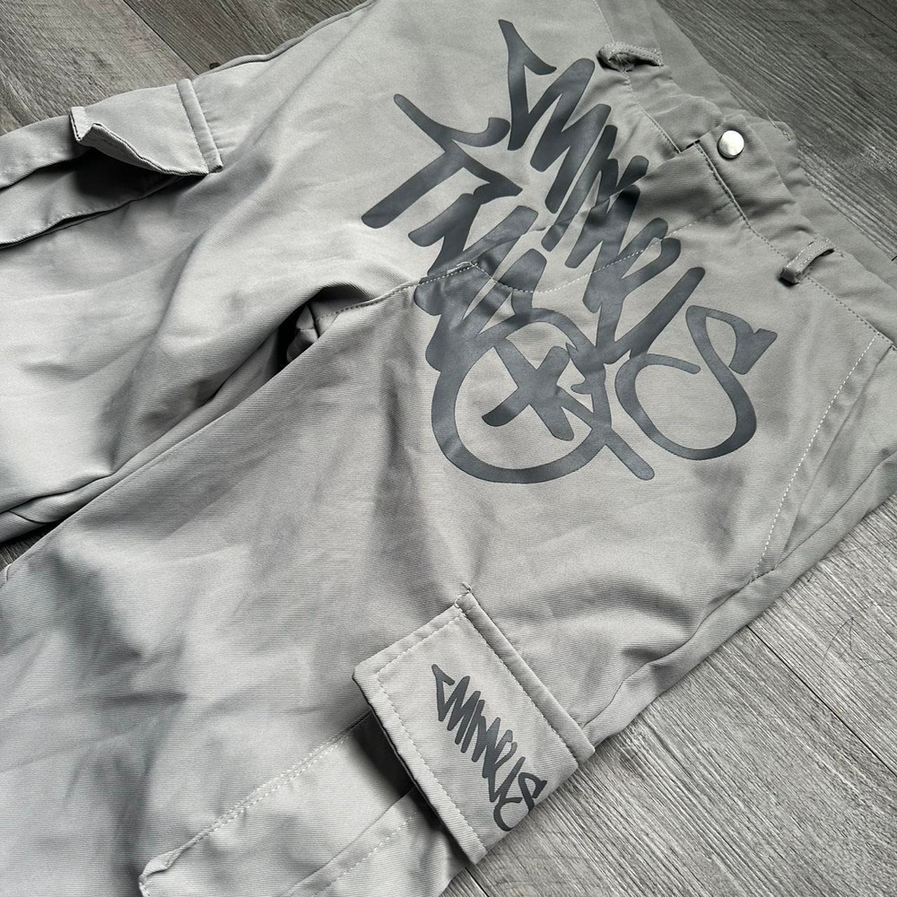 Minus two womens track pants graffiti streetwear print y2k size XS